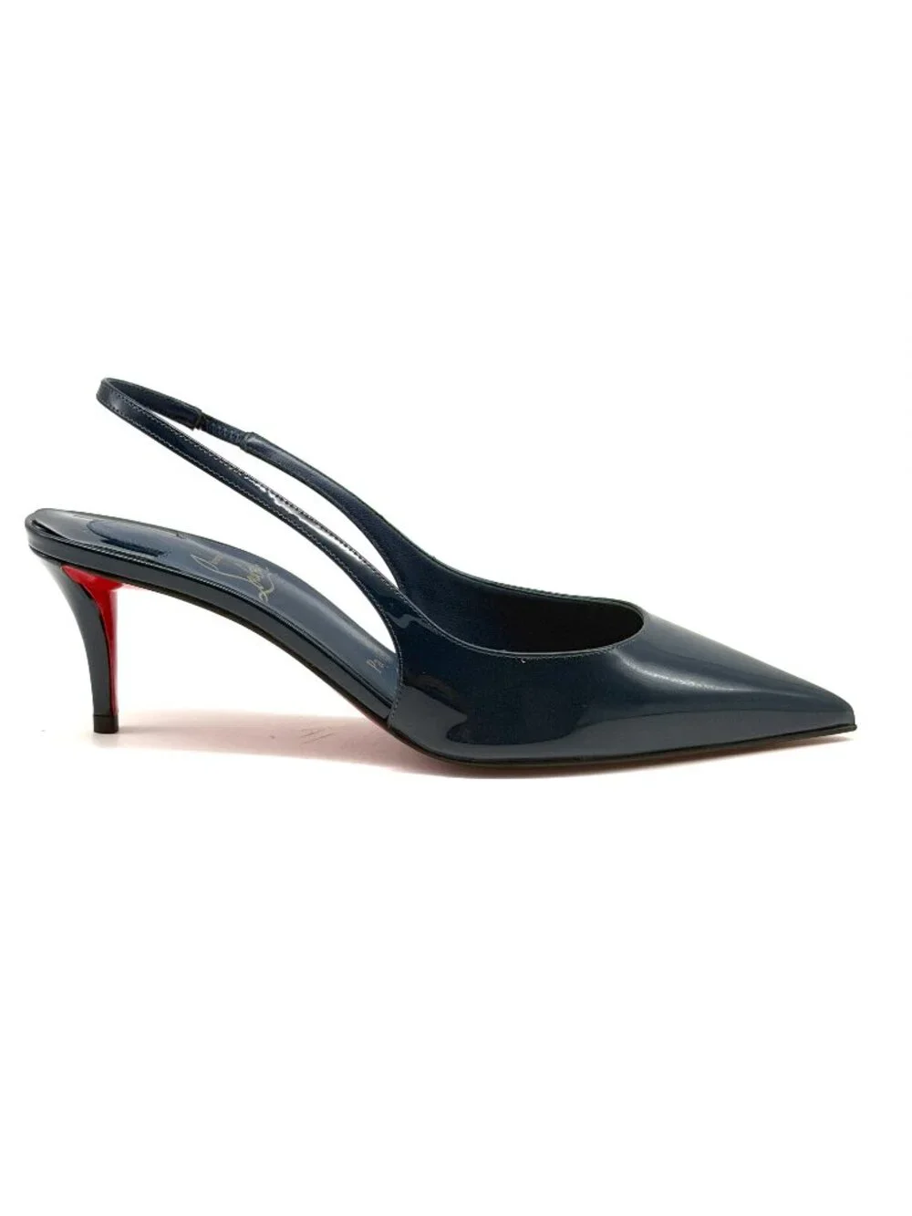 Christian Louboutin MISS Z SLING BACK 60 Slingback Sandals Heels Shoes - Picture 11 of 16